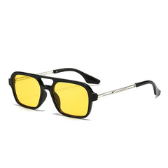 Fashion Retro Square Tinted Sunglasses