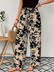 Island Escape Floral Drawstring Pants