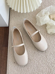 Zapatos casuales de suela plana y punta poco profunda para primavera y otoño