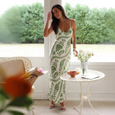 Elena Botanical Maxi Dress