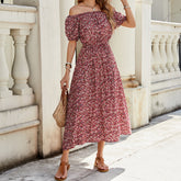 Amelia Off-Shoulder Floral Maxi Dress