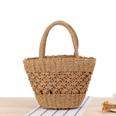 Aria Woven Straw Tote