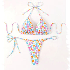 Daisy Retro Floral Bikini Set