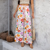 Luna Floral Breeze Wide-Leg Pants