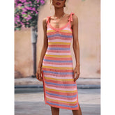 Anais Crochet Midi Dress