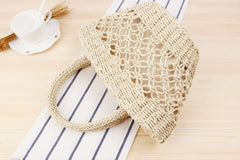Aria Woven Straw Tote