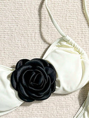 Rosa Noir Bloom Bikini