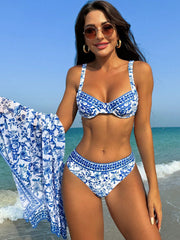 Zenaida Bikini Set With Cover Up