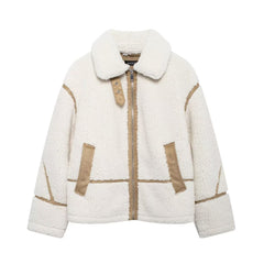 Aviator Chic Shearling Jacket