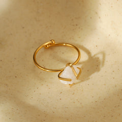 Aurora Raw Quartz Statement Ring