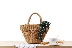 Aria Woven Straw Tote