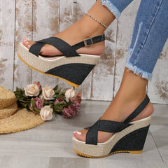Open Toe Wedge Sandals