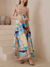 Vestido largo favorecedor de corte A