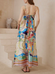 Flattering A-Line Style Maxi Dress
