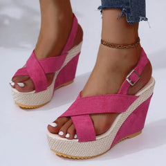 Open Toe Wedge Sandals