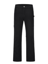 Men's Slim Straight Jeans with Snap Detail