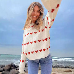 Amour Heart Knit Sweater