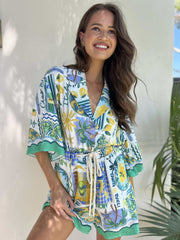 Amal Capri Print Lounge Set