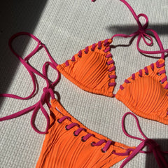 Zahara Sunset Lace-Up Bikini