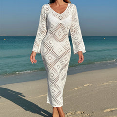 Serena Sands Crochet Maxi Dress