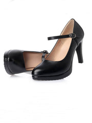 Zapatos de tacón alto con punta puntiaguda y tacón de aguja impermeables