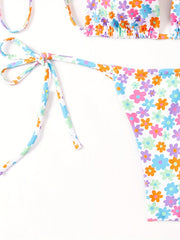 Daisy Retro Floral Bikini Set