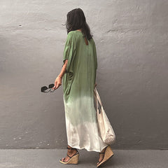 Sienna Ombre Kaftan Midi Dress