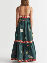 Summer Fun – Einzigartiges, bedrucktes Midikleid