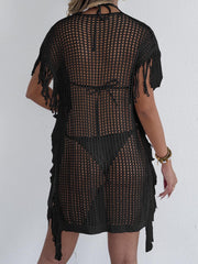 Selena Boho Crochet Beach Cover-Up