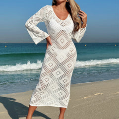 Serena Sands Crochet Maxi Dress