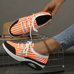 Breathable Mesh Round Toe Athletic