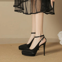 Point Toe Stiletto Pumps