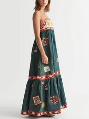 Summer Fun – Einzigartiges, bedrucktes Midikleid