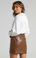 Sophia High-Waisted Mini Skirt