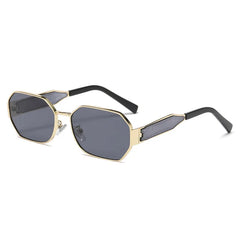 Gold Frame Gradient Aviator Sunglasses