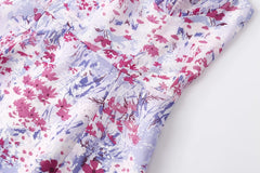 Aria Wildflower Tie-Strap Mini Dress