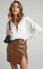 Sophia High-Waisted Mini Skirt