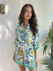 Amal Capri Print Lounge Set