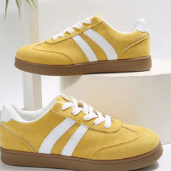 Round Toe Platform Sneakers