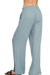 Women's Summer Linen Drawstring Pants