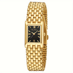 Women Stainless Steel Band Quartz Wrist Watch