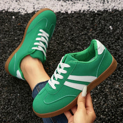Round Toe Platform Sneakers