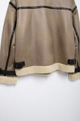 Aviator Chic Shearling Jacket