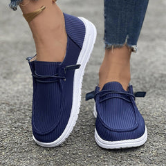 Round Toe Flat Slip-Ons