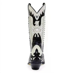 Classic Two-Tone Western Cowboy Boots
