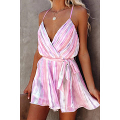 Aurora Sunset Stripe Romper