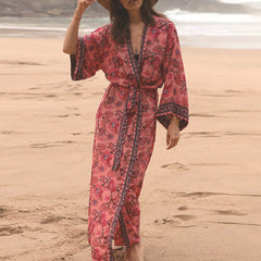 Saffron Coastal Kimono