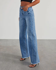 The Aria High-Waist Wide-Leg Jeans