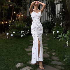Sofia Ruched Maxi Dress