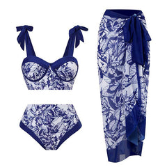 Yaara Bikini Set with Matching Cover Up Skirt